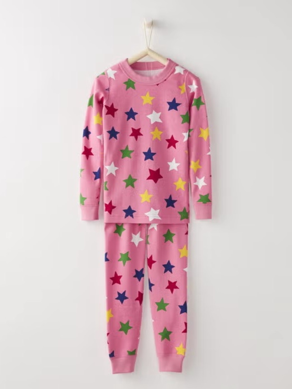 Hanna Andersson Long John Pajama Set in Organic Cotton 6-7